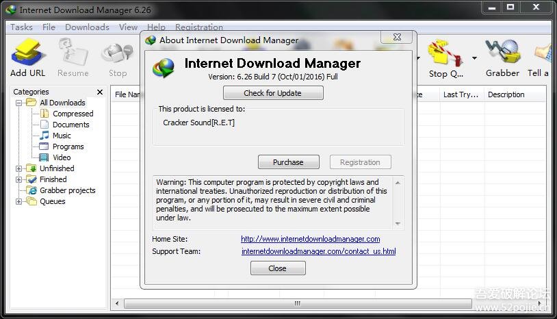 Internet Download Manager v6.26 Build 7 Patch By.Sound
