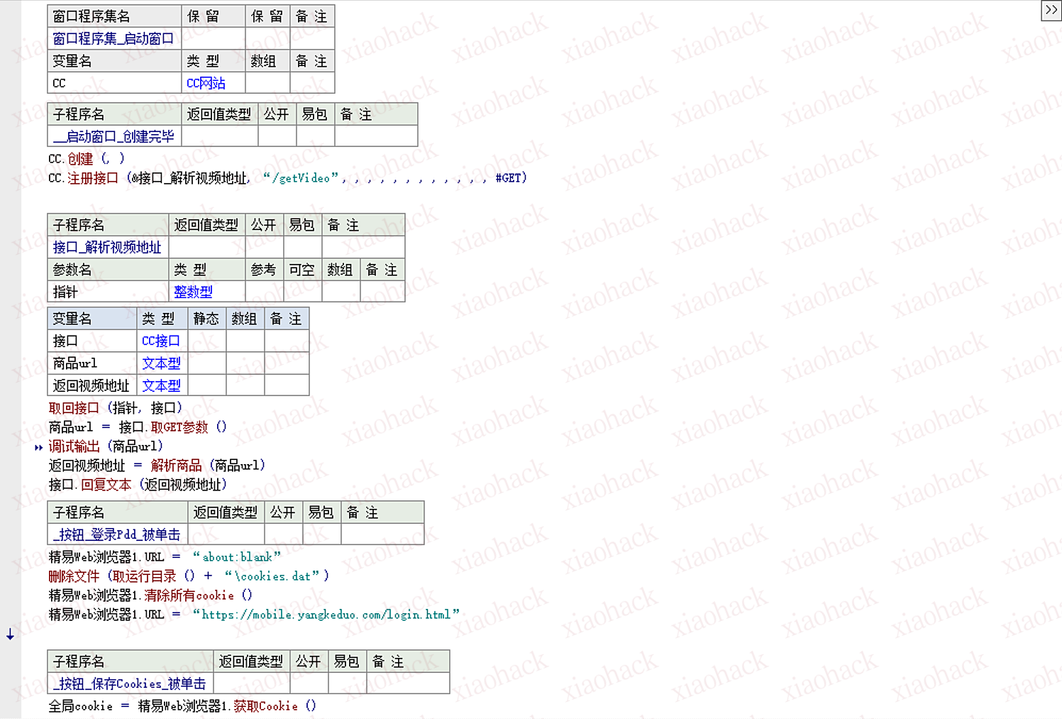 搭建属于自己的某多多视频解析接口4