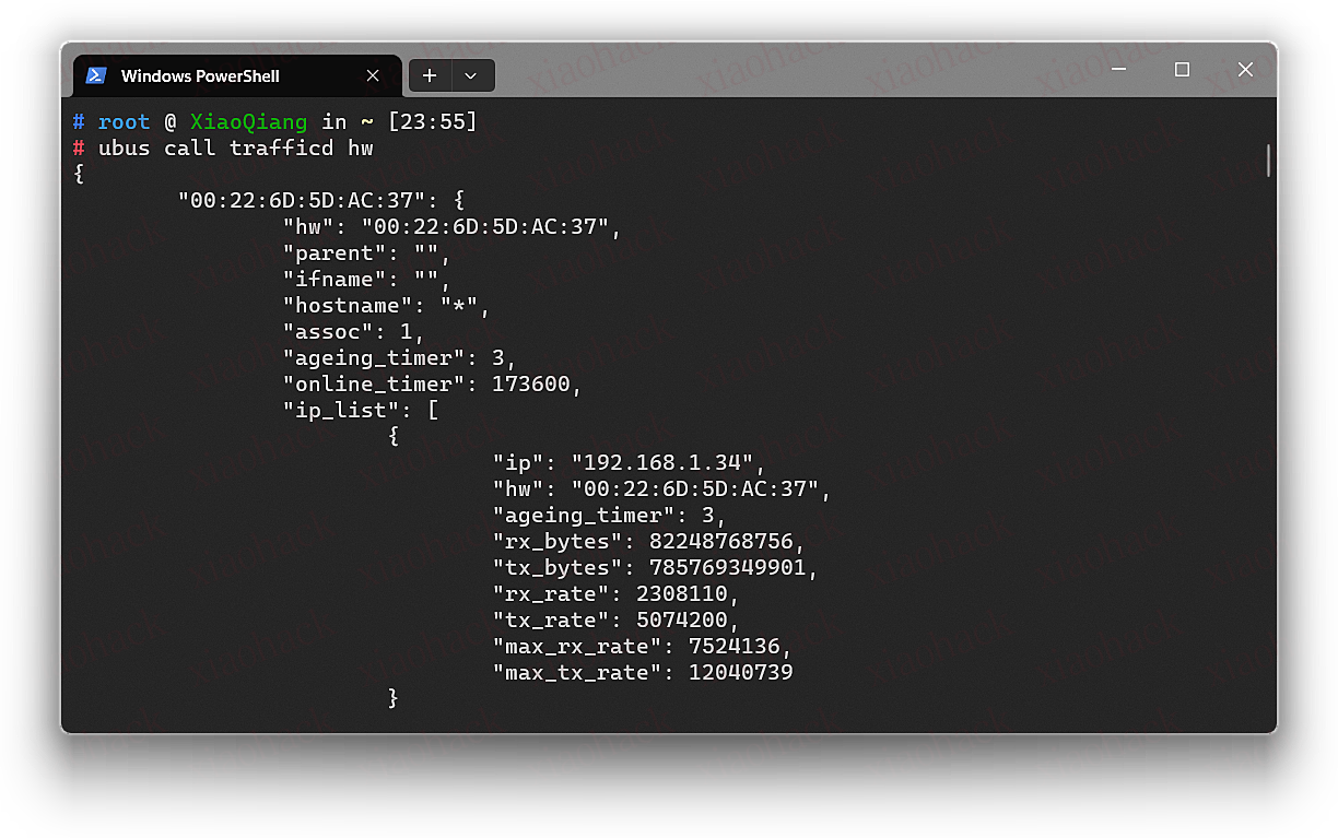 点击放大图片 使用 MQTT / Python / Grafana 实现小米路由器网速查看与统计