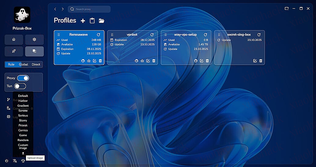 自定义背景设置