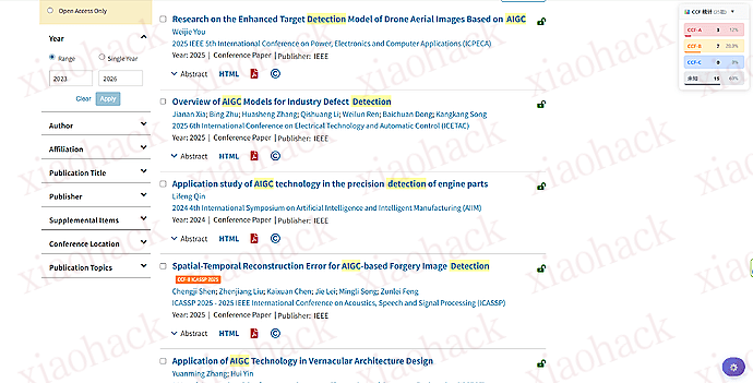 [自制开源脚本] 自动显示论文 CCF 分区，Arxiv，IEEEXplore4