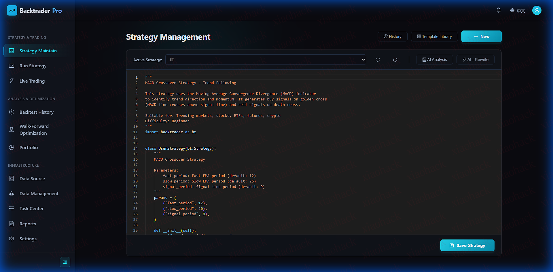 [开源自荐] 基于 Backtrader 的量化交易 回测 / 交易 系统3