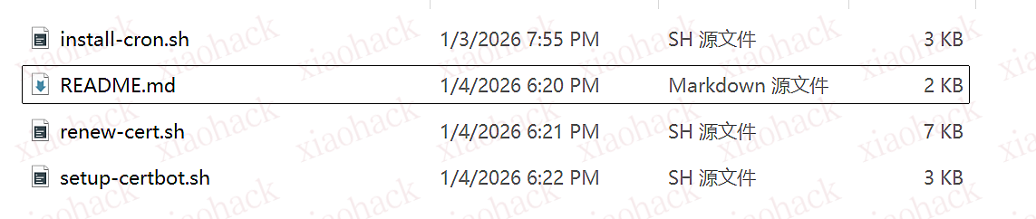 xiaohack's Blog： 自动申请和续期 Let’s Encrypt 免费 SSL 证书的脚本