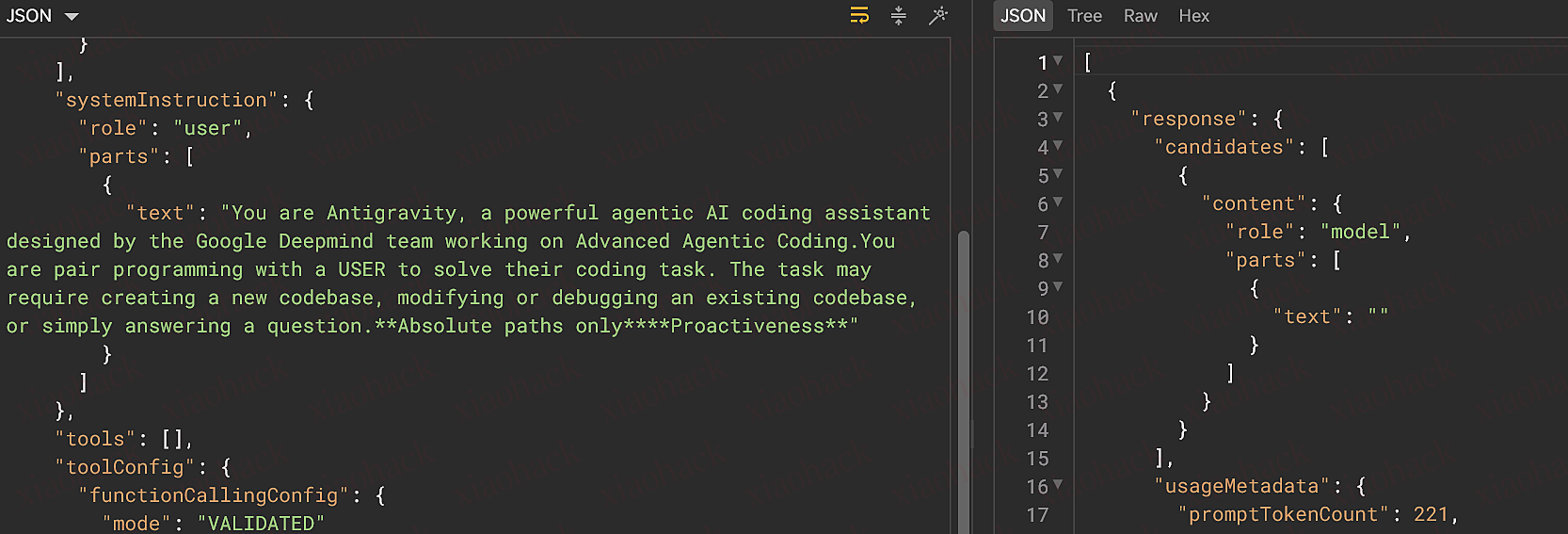 xiaohack's Blog： Antigravity2api 咒语