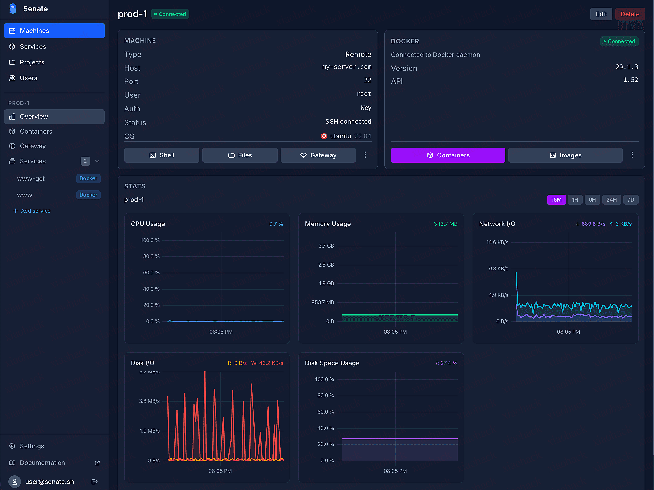 xiaohack's Blog： Senate – 可自托管的 PaaS, Heroku/Vercel 替代方案, 一键部署 Docker/Git 项目到服务器 [送 10 个 Pro 版激活码]