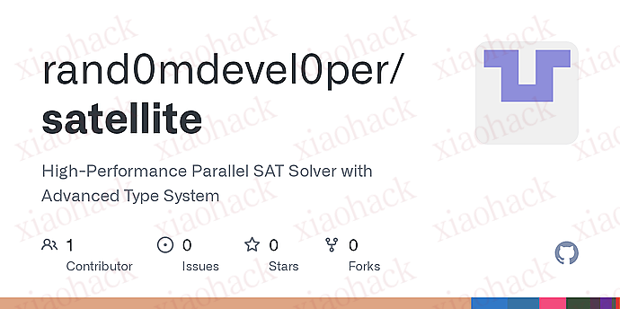 xiaohack's Blog： [开源] 新的 SAT 求解器