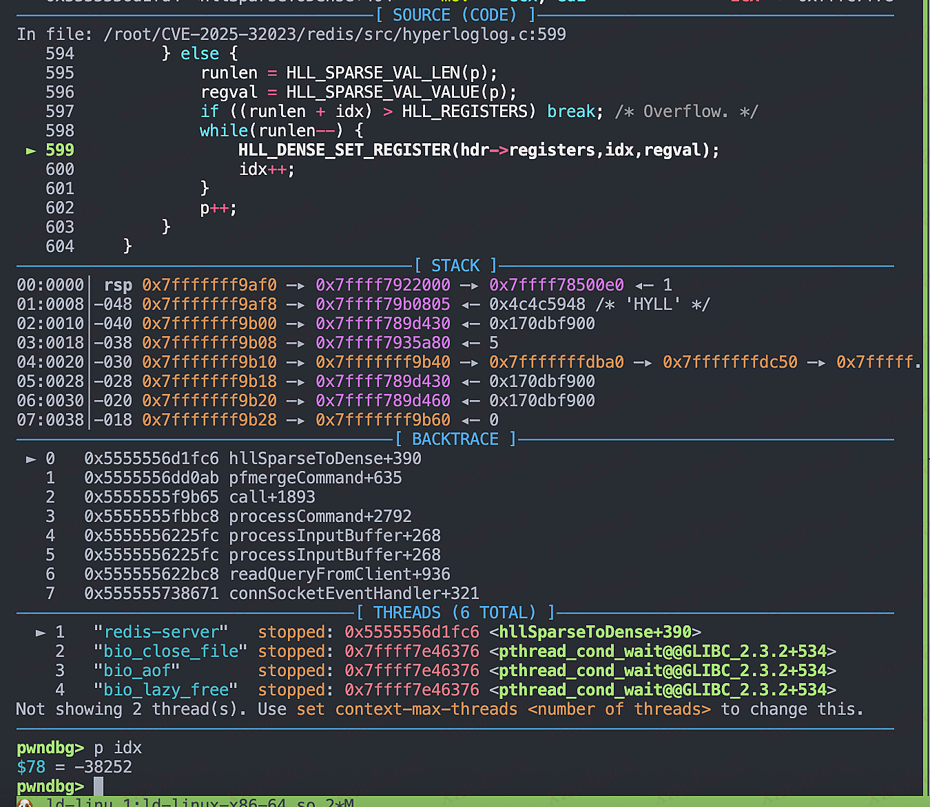 xiaohack's Blog： CVE-2025-32023 Redis 漏洞分析